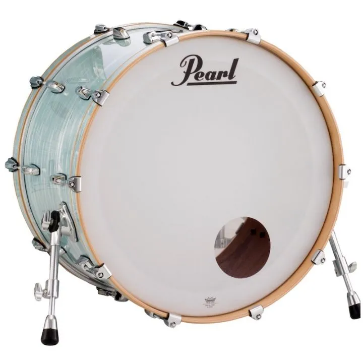 Pearl Session Studio Select 22Inch Fusion Shell Pack 22X16Inch Kick, 16X16Inch Ft, 12X8Inch & 10X7Inch Toms - Ice Blue Oyster