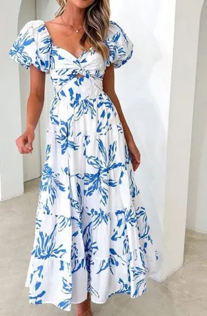 Puff sleeve maxi dress *Online Only*