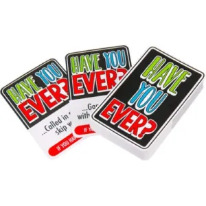 "Have You Ever Card" Party Game