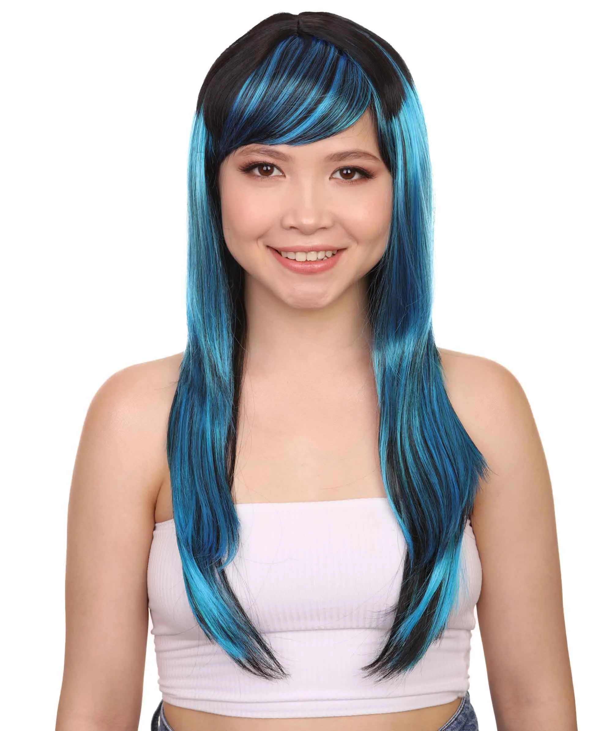 Sexy Peacock Womens Wig | Party Ready Fancy Cosplay Halloween Wig | Premium Breathable Capless Cap