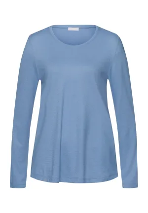 Sleep And Lounge Relaxed Round Neck Top | Endless Blue 74844-2533