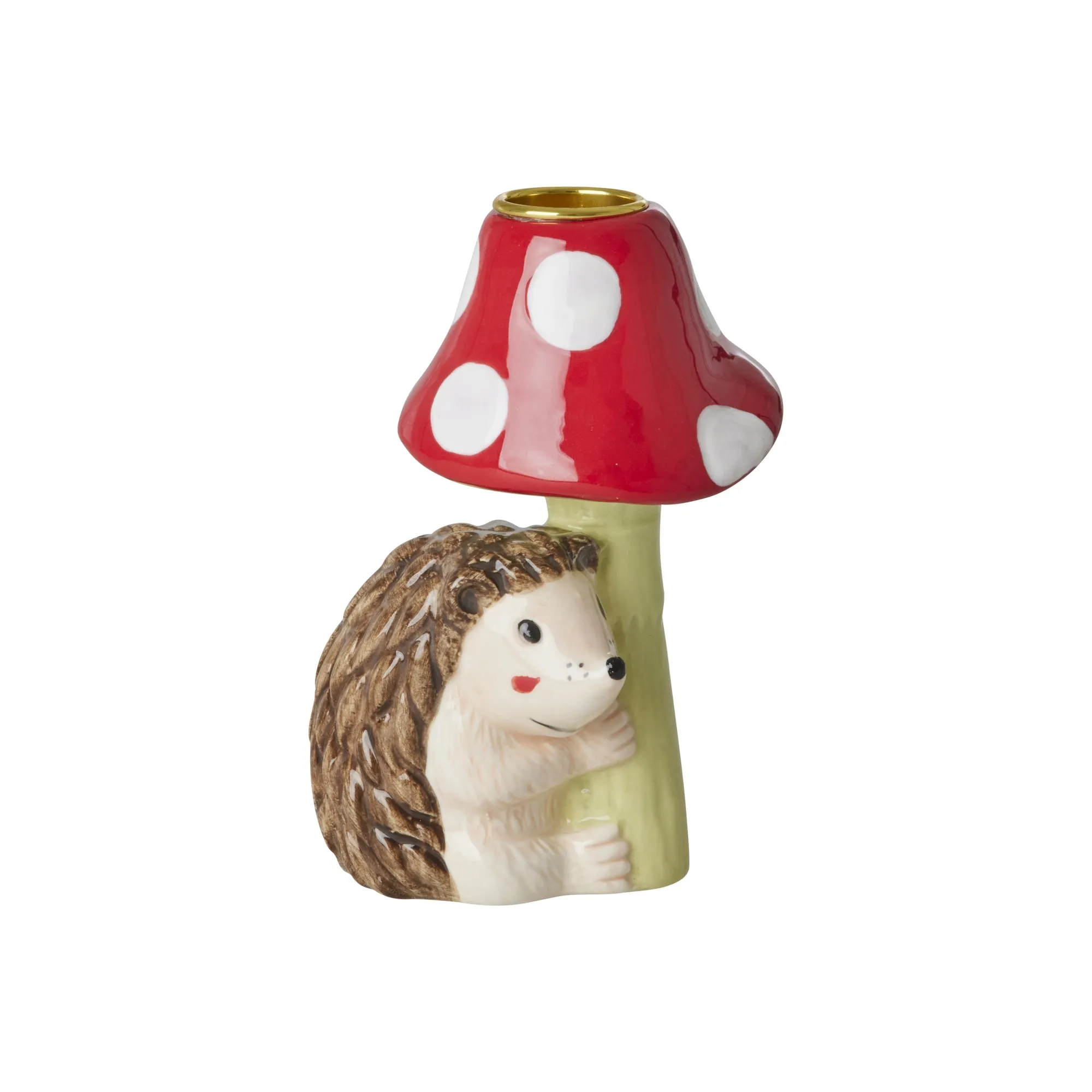 Small Hedgehog Ceramic Candle Holder