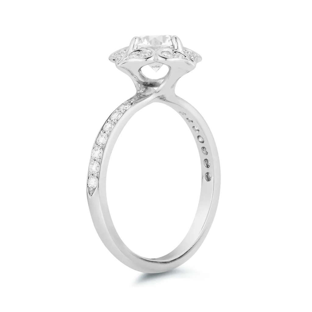 Steller Splash Diamond Engagement Ring