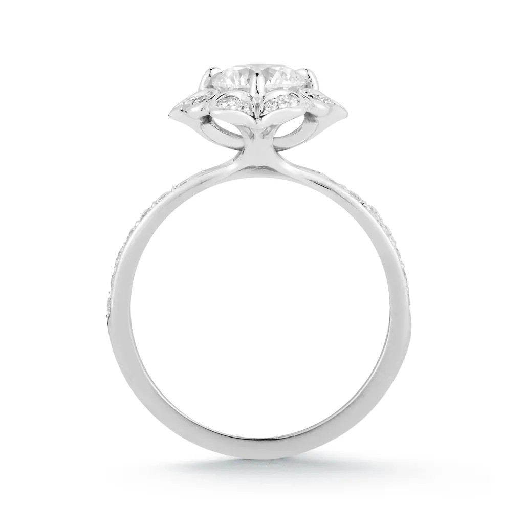 Steller Splash Diamond Engagement Ring