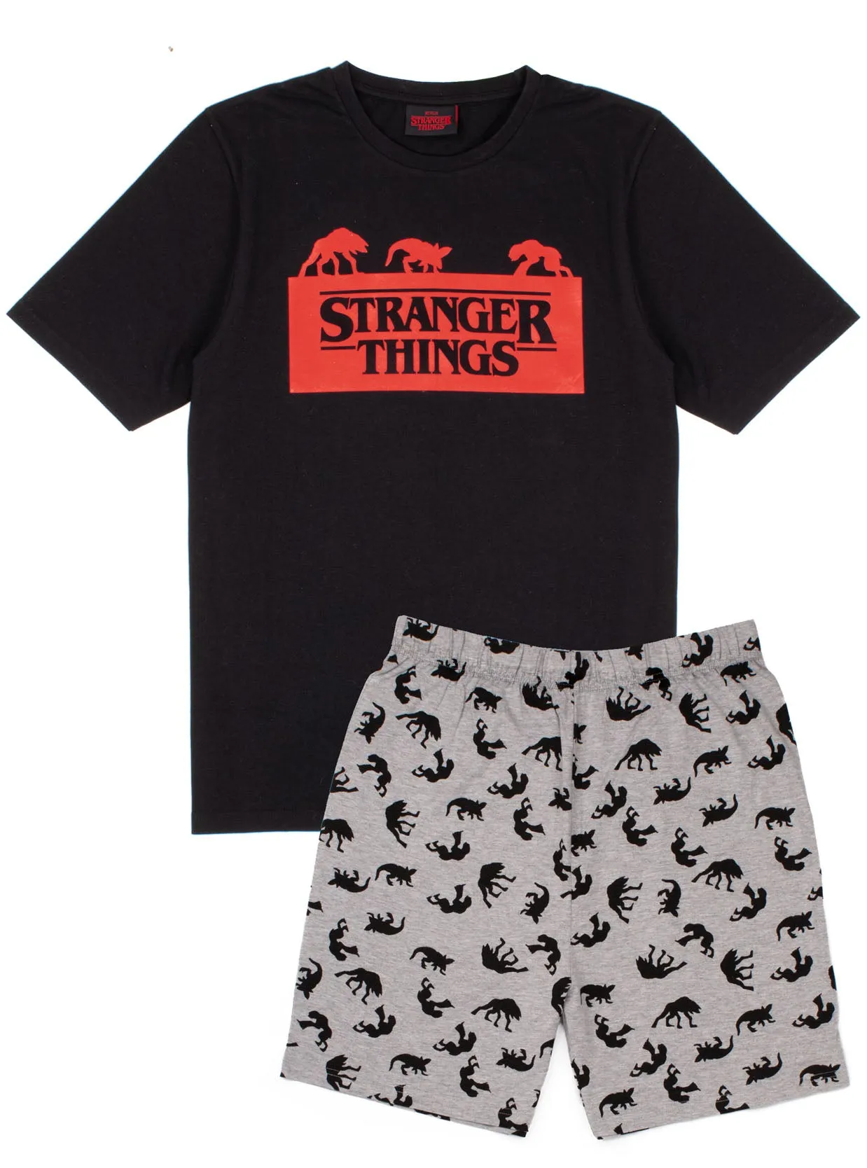 Stranger Things Pyjamas Mens Short OR Long Leg Options PJs Large