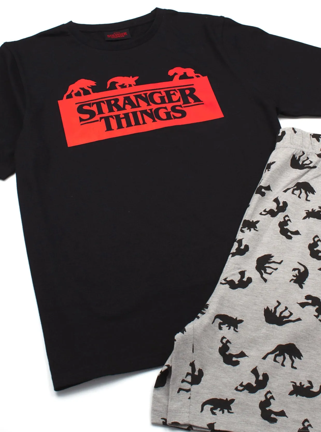 Stranger Things Pyjamas Mens Short OR Long Leg Options PJs Large