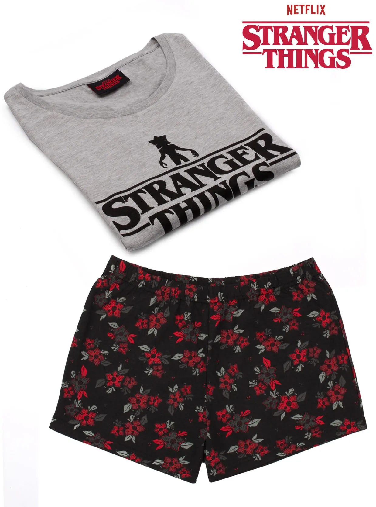 Stranger Things Pyjamas Womens Short OR Long Leg Options PJs