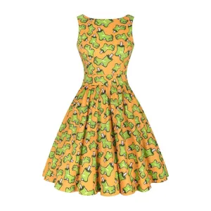 Tea Dress - Frankie's Foot Orange