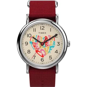 Timex Unisex Weekender Red Watch TW2V29900