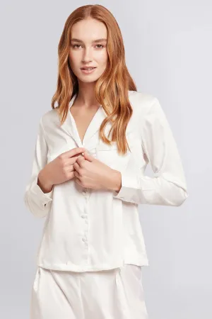 Toni Lounge Pyjama Set - White