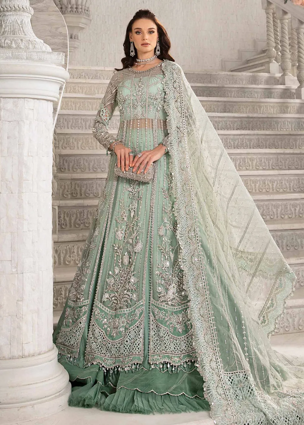 Unstitched Mbroidered Wedding Formals 2024 by Maria B | BD-2803