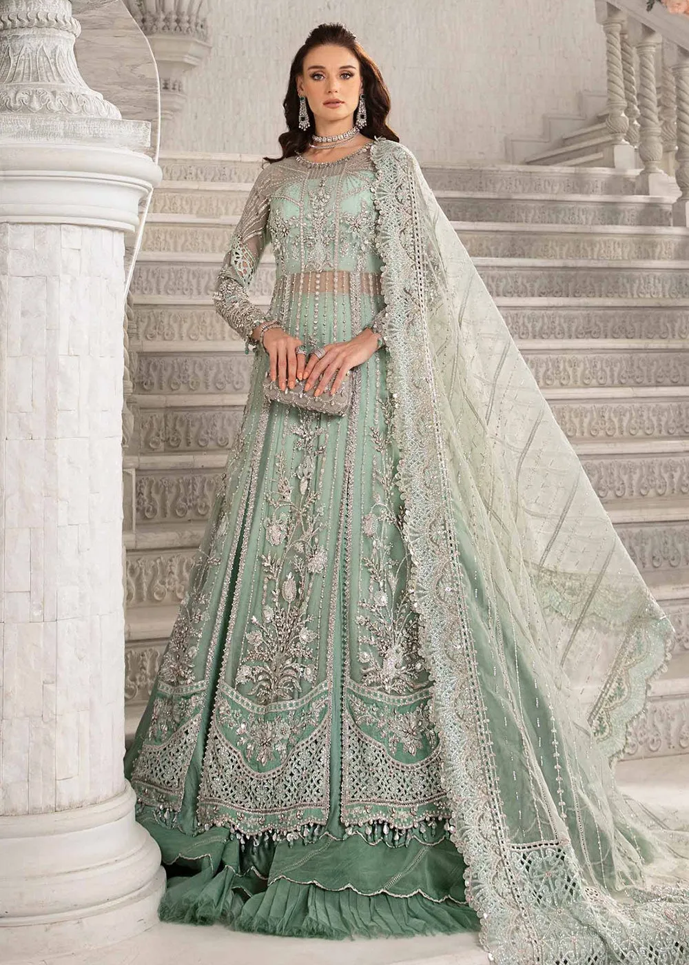 Unstitched Mbroidered Wedding Formals 2024 by Maria B | BD-2803