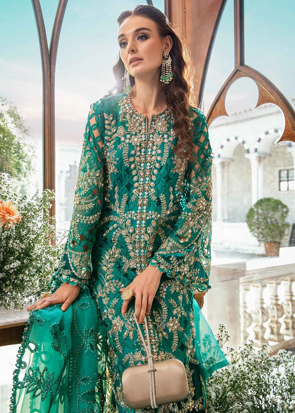 Unstitched Mbroidered Wedding Formals 2024 by Maria B | BD-2806