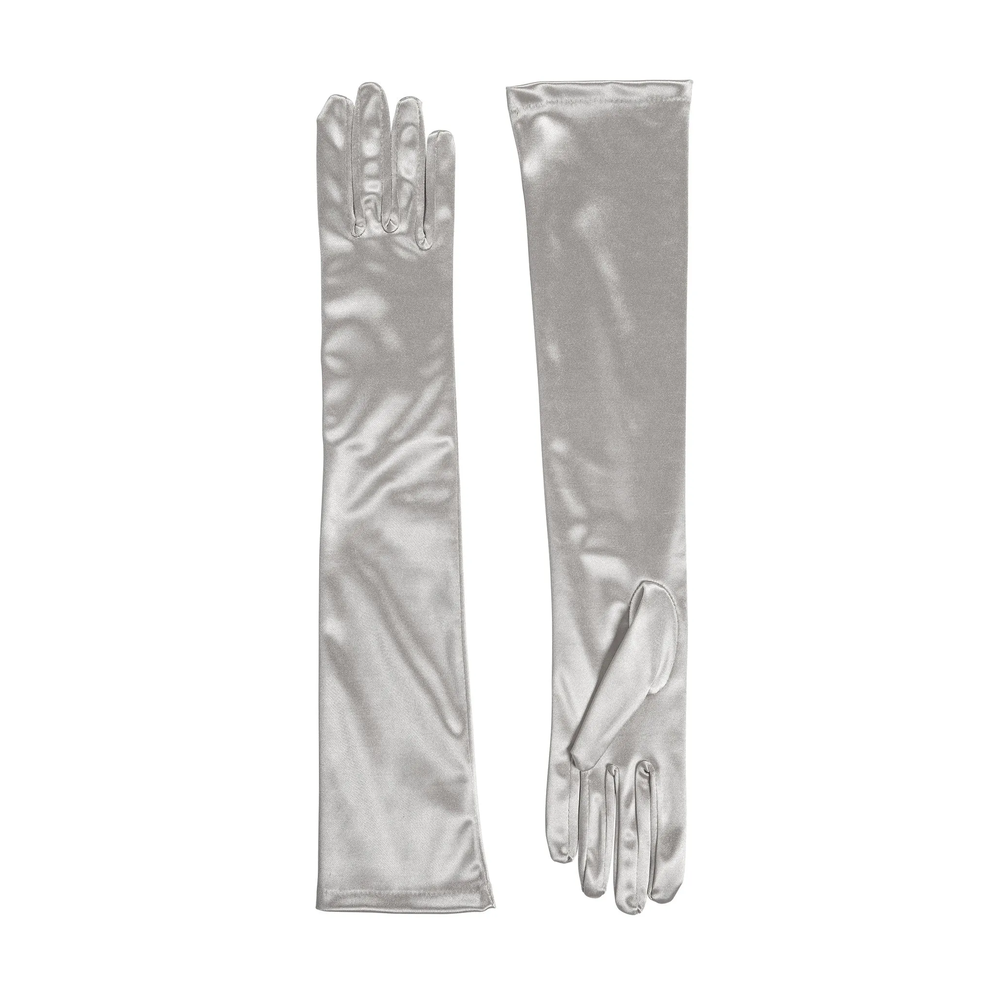 Women's Long Above-Elbow Satin Gloves