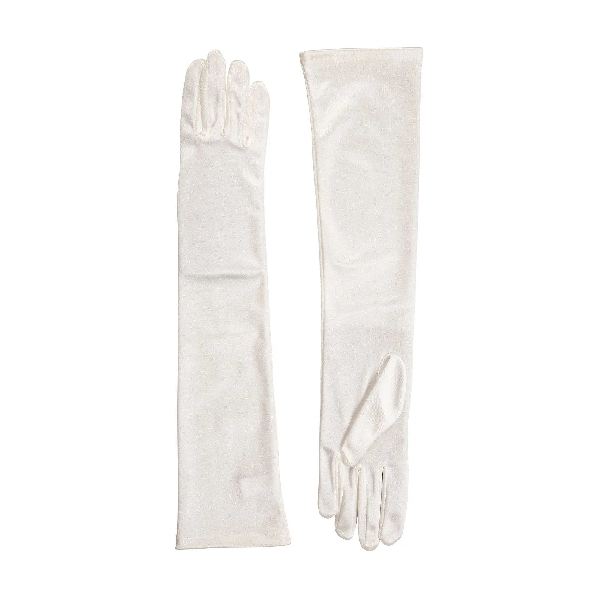 Women's Long Above-Elbow Satin Gloves