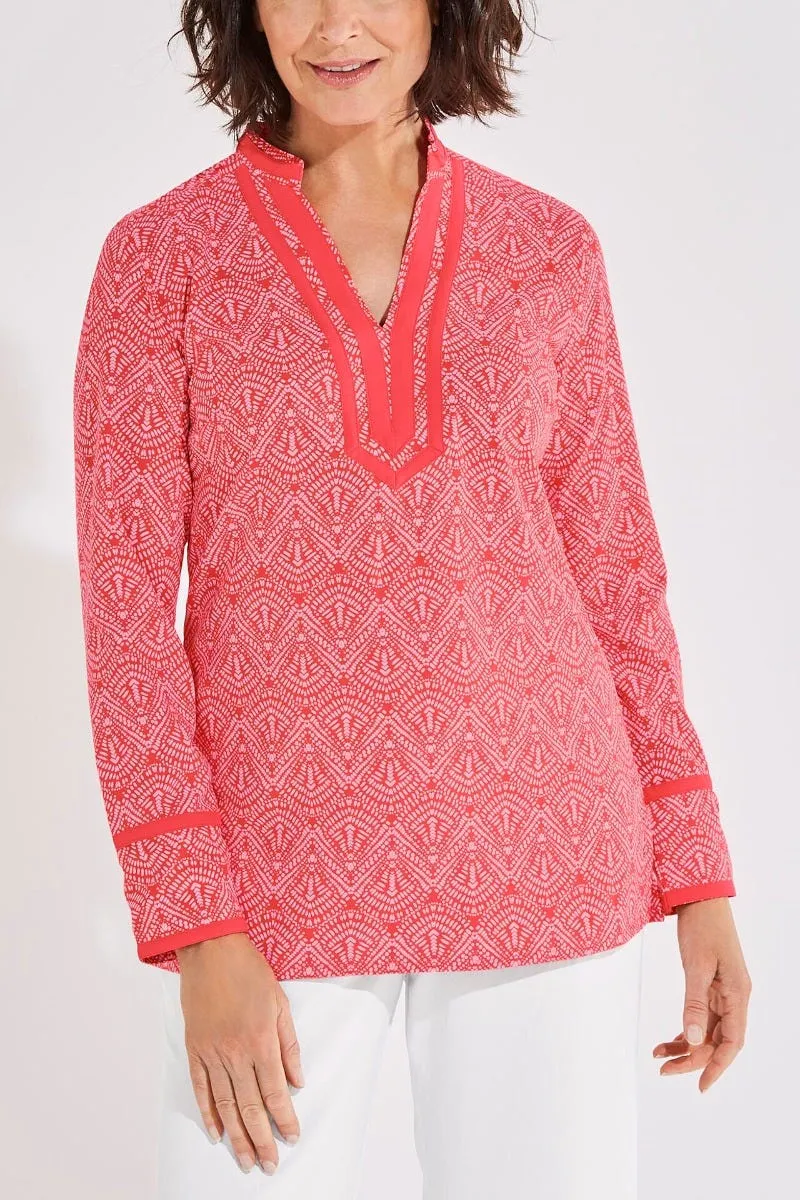 Women's Sampika Tunic Top  |  Radiant Coral Alluvia