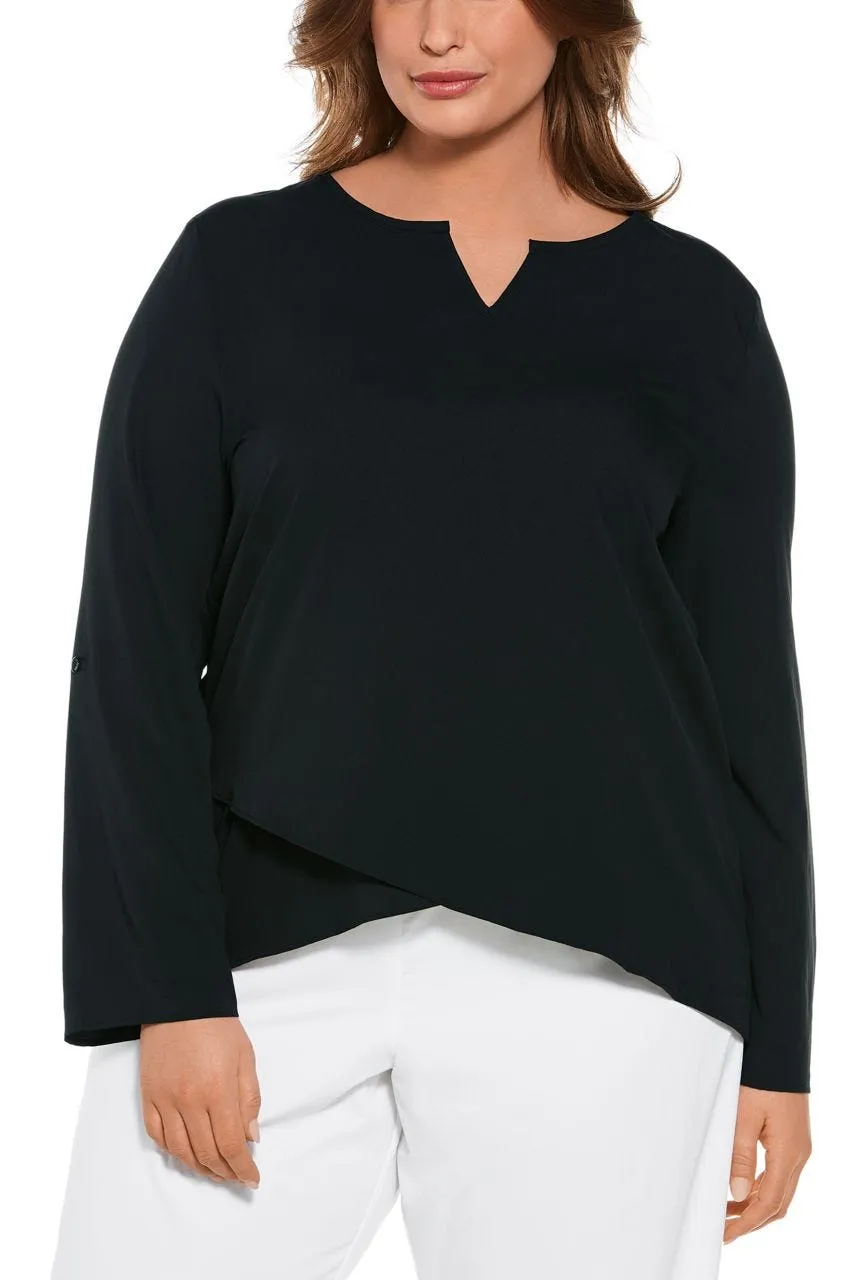 Women's Santa Barbara Tunic Top  |  Black