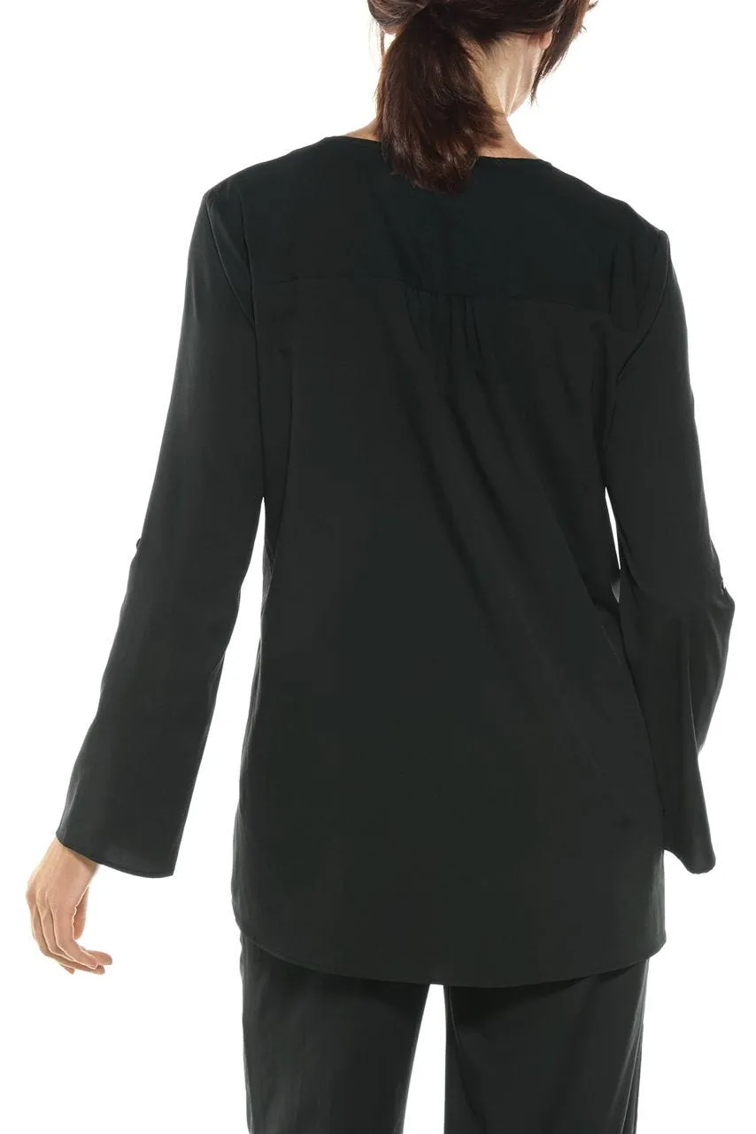 Women's Santa Barbara Tunic Top  |  Black