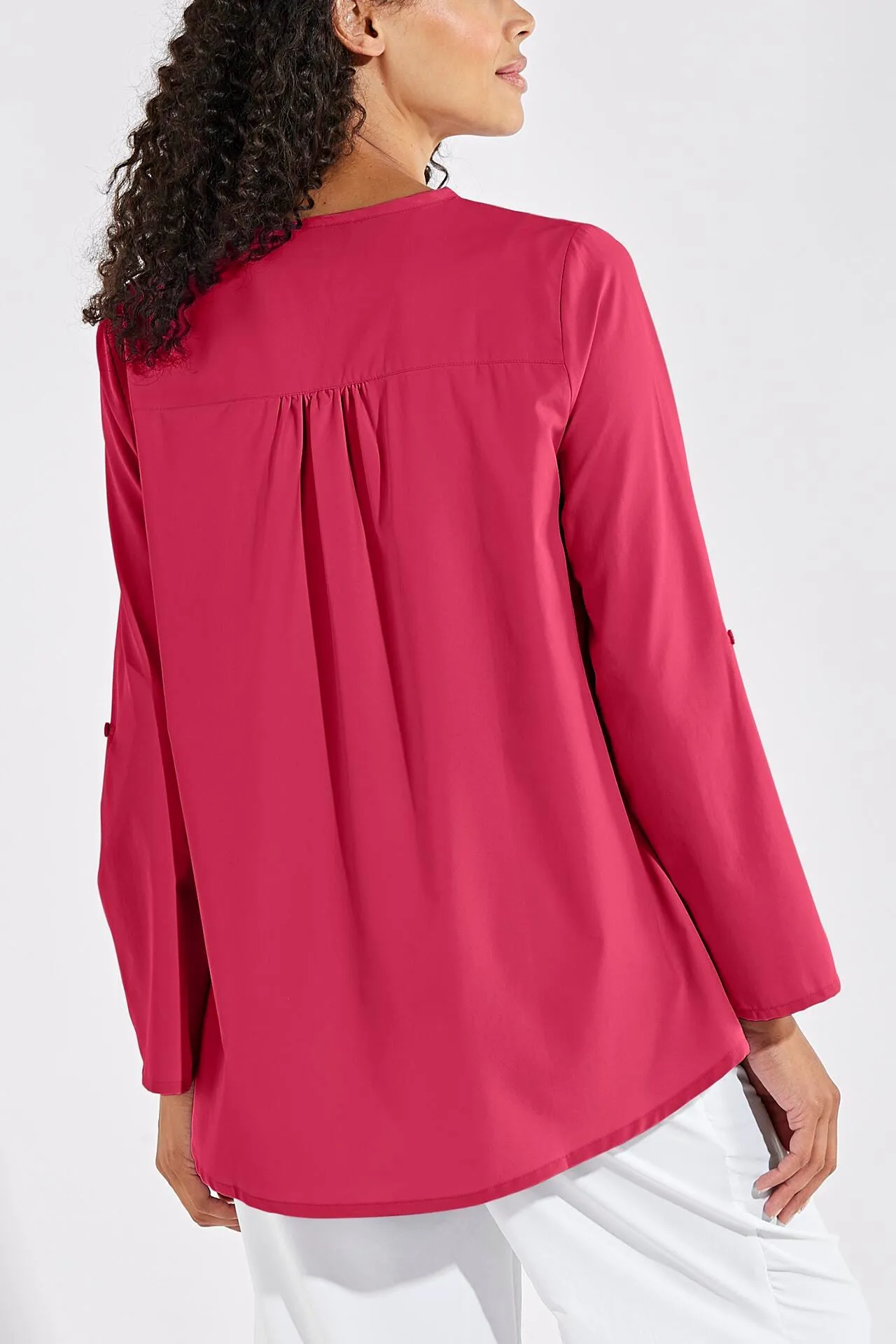 Women's Santa Barbara Tunic Top | Lush Magenta