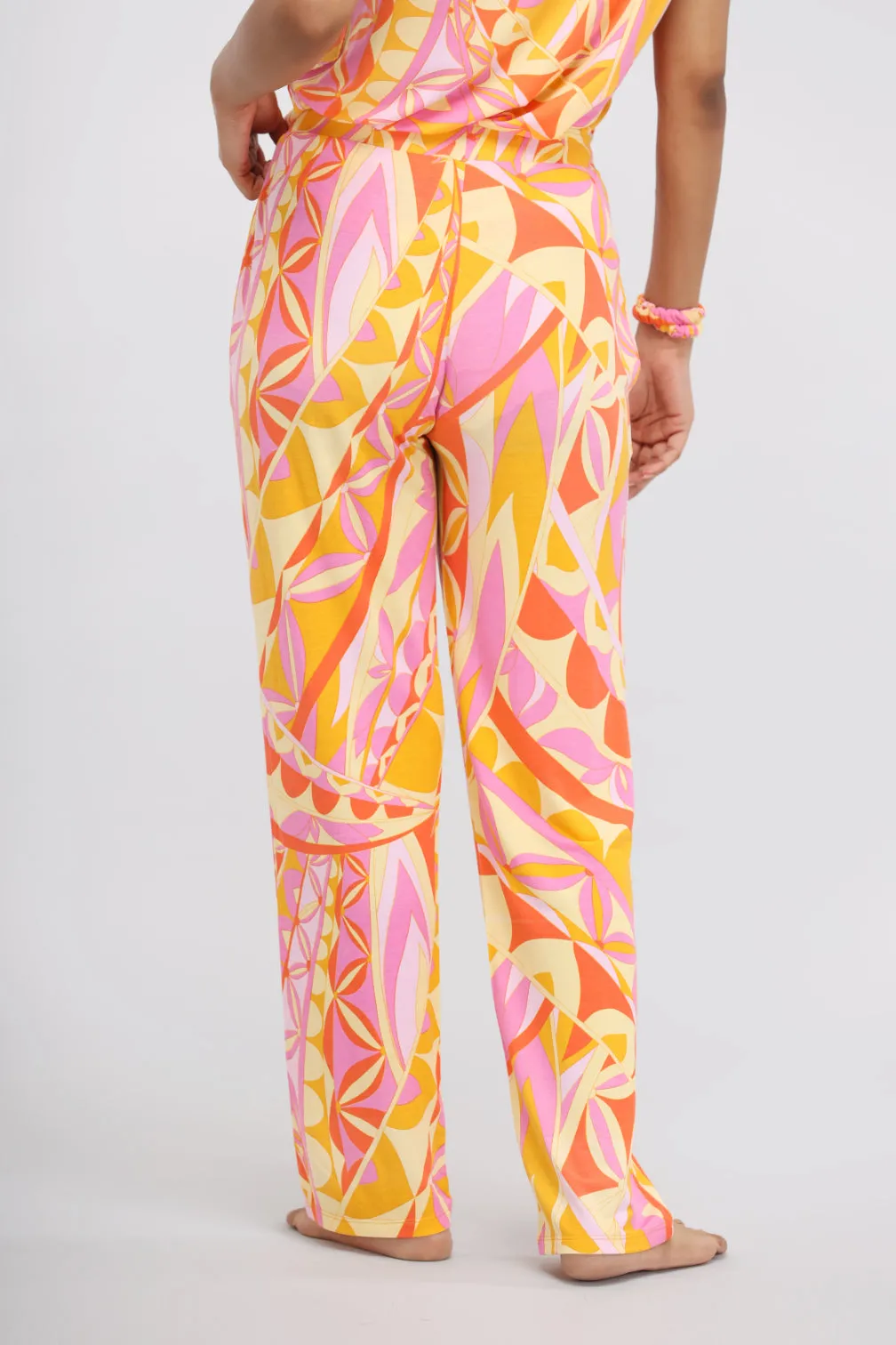 Yellow Paisley Modal Pajama